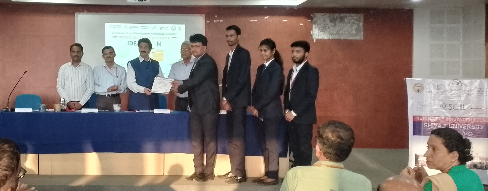 Shivaji University in Ideathon competition DY PATIL TECHNICAL CAMPUS RESEARCH CENTER ABOVE