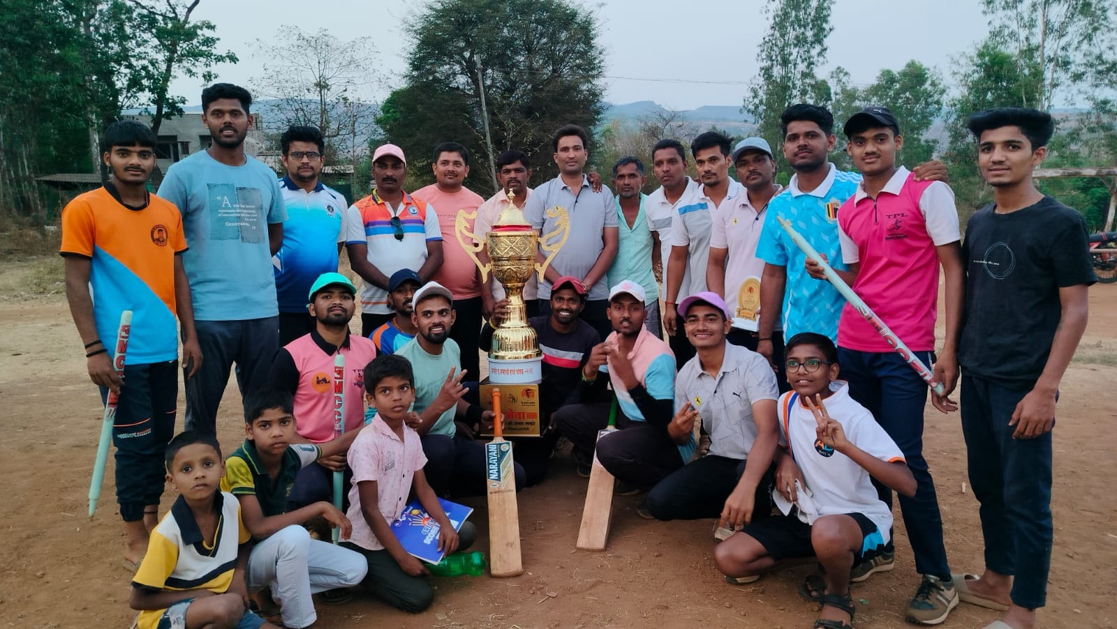 Tirpana Sports First in Kotoli Cricket Tournament