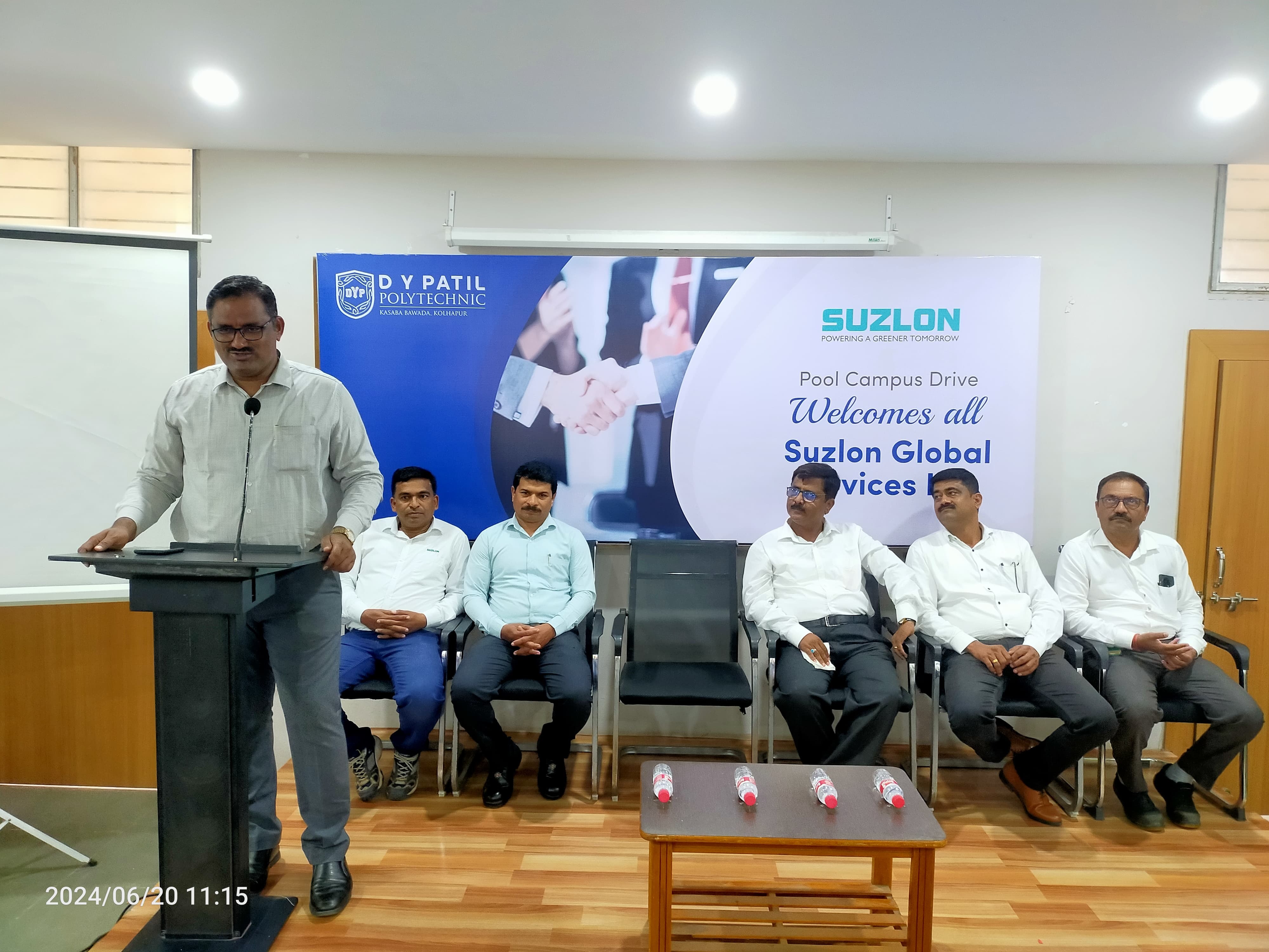 DY Patil in Polytechnic  Souzlon Company Campus Interview