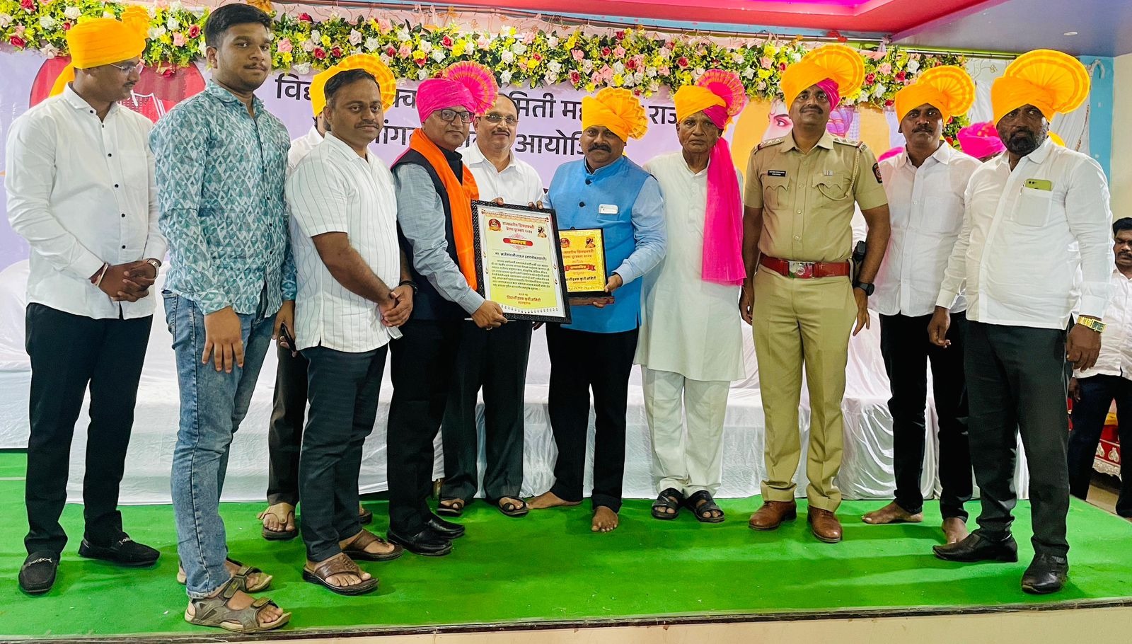 Prof Sarjerao Raut honored with state level Shiv Chhatrapati Prerna Award