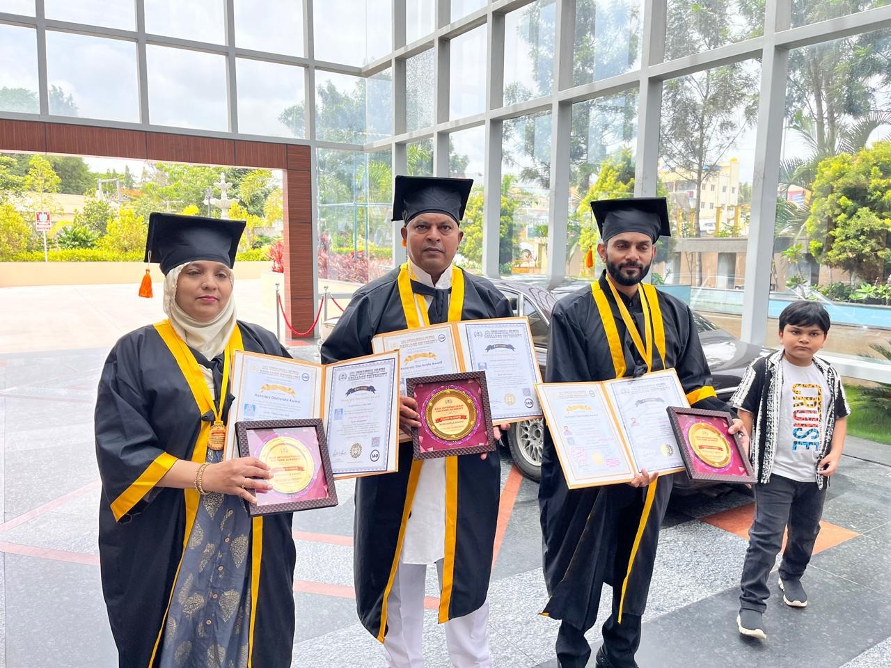 Doctoral degree awarded to Jalal Maharaj Syed