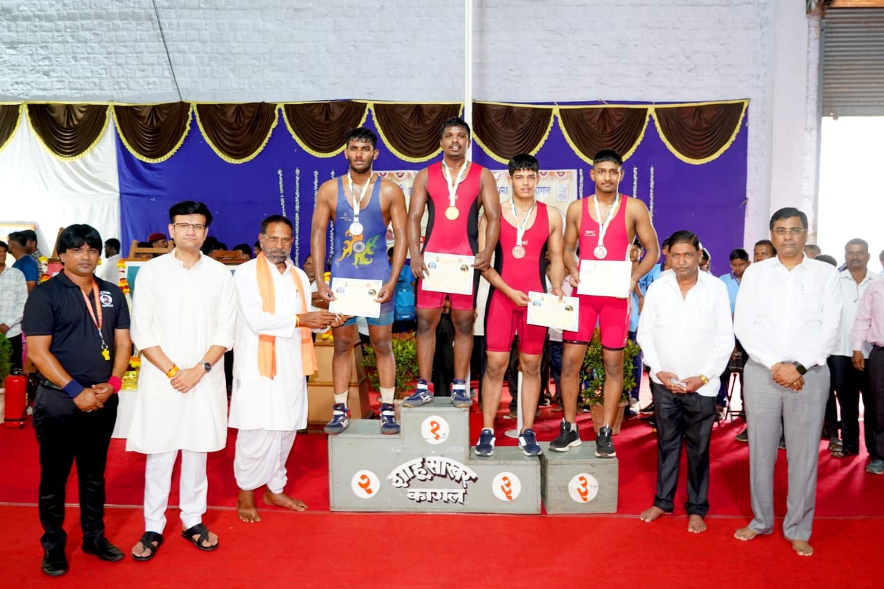 The wrestling held on behalf of Shahu Factory won everyones hearts