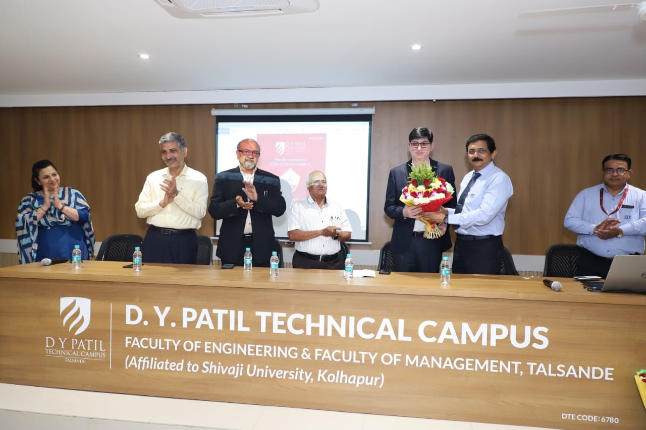 D Y Patil Technical Campus Talsandela A rating announced by NAC