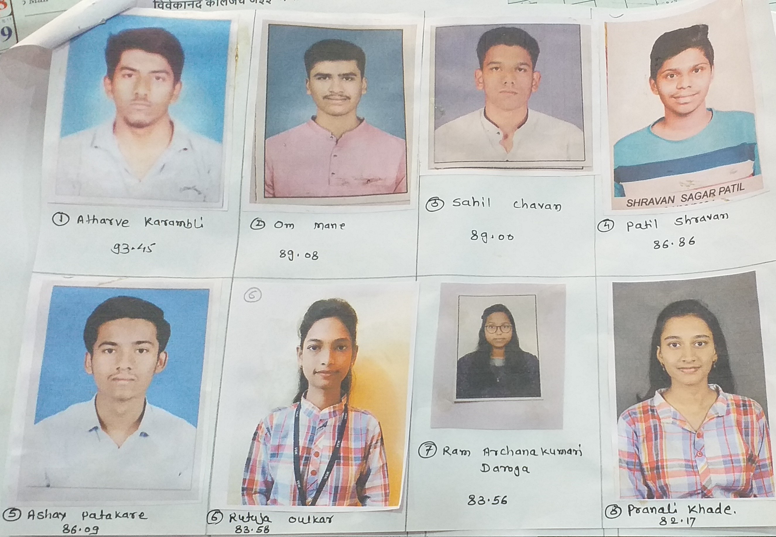 Vivekananda College s success in JEE Mains exam