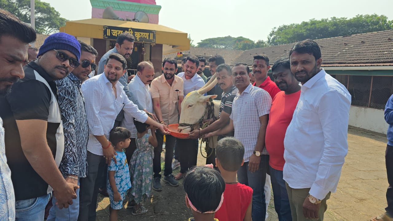 Social work on the birthday of MLA Rajesh Kshirsagar