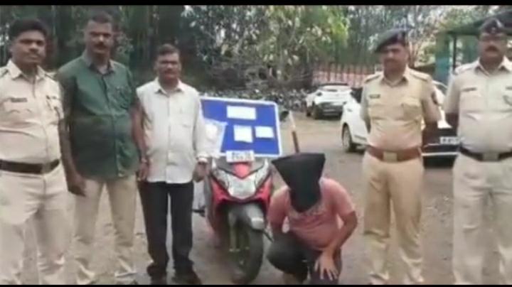 Shiroli police arrested a thief who was stealing for luxury in Shiroli