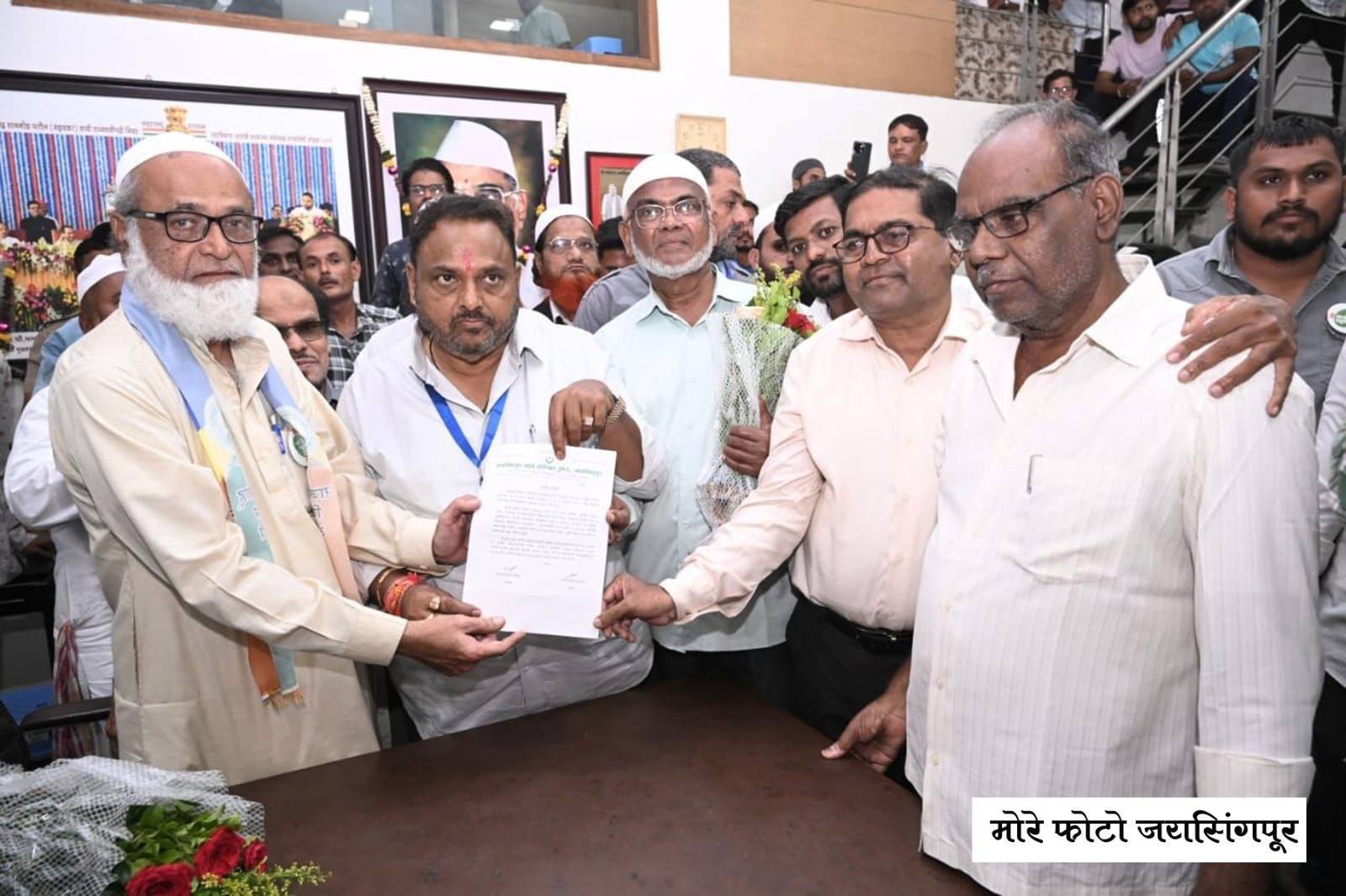 Various Muslim Samaj Trusts in Shirol taluka have expressed their support to MLAs