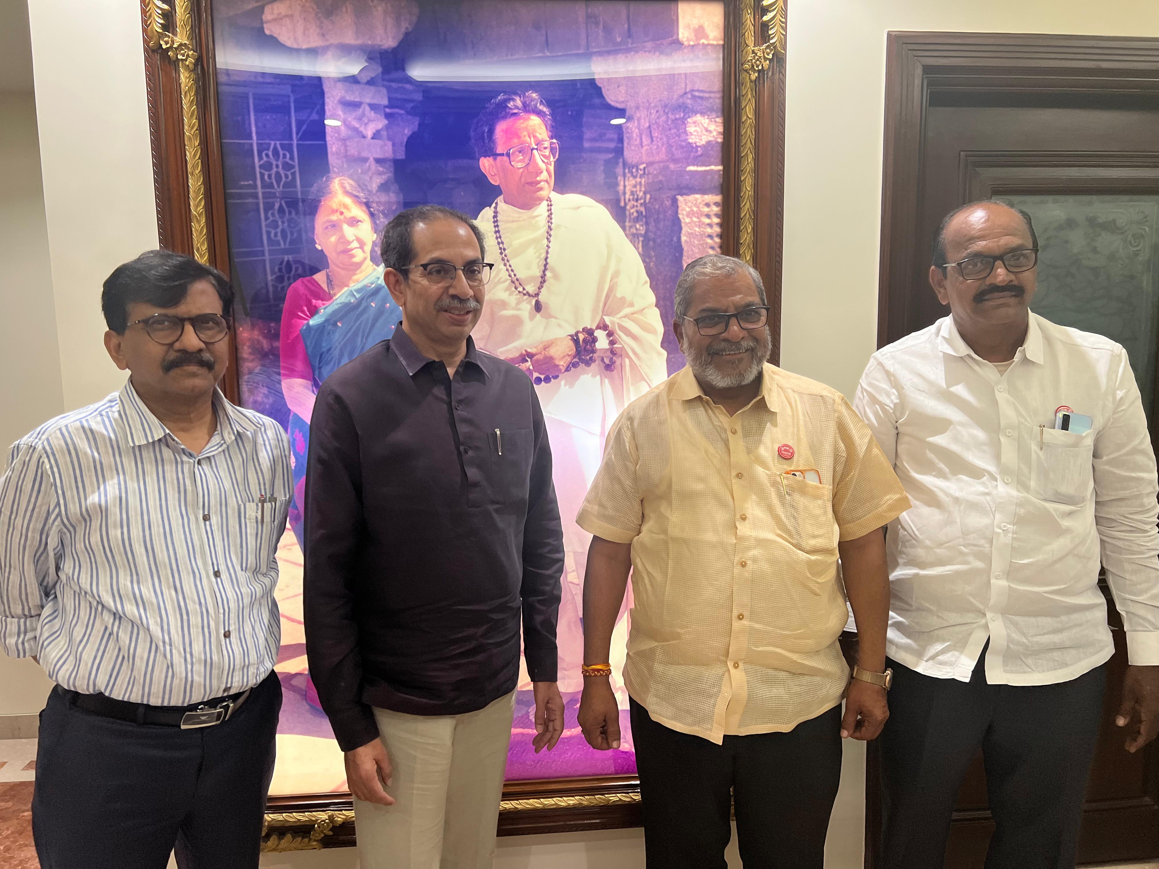Met Shiv Sena chief Uddhav Thackeray at Matoshrees residence in Mumbai