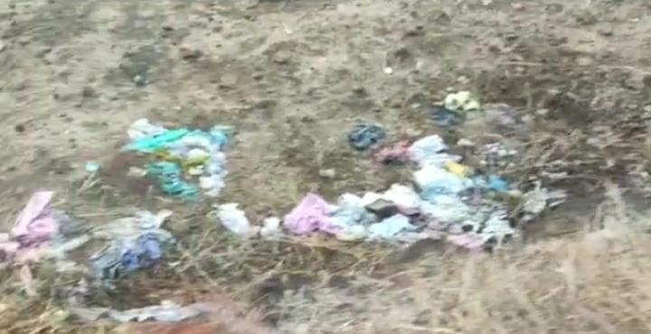 Solid waste empire in Kumbhoj English Mala area