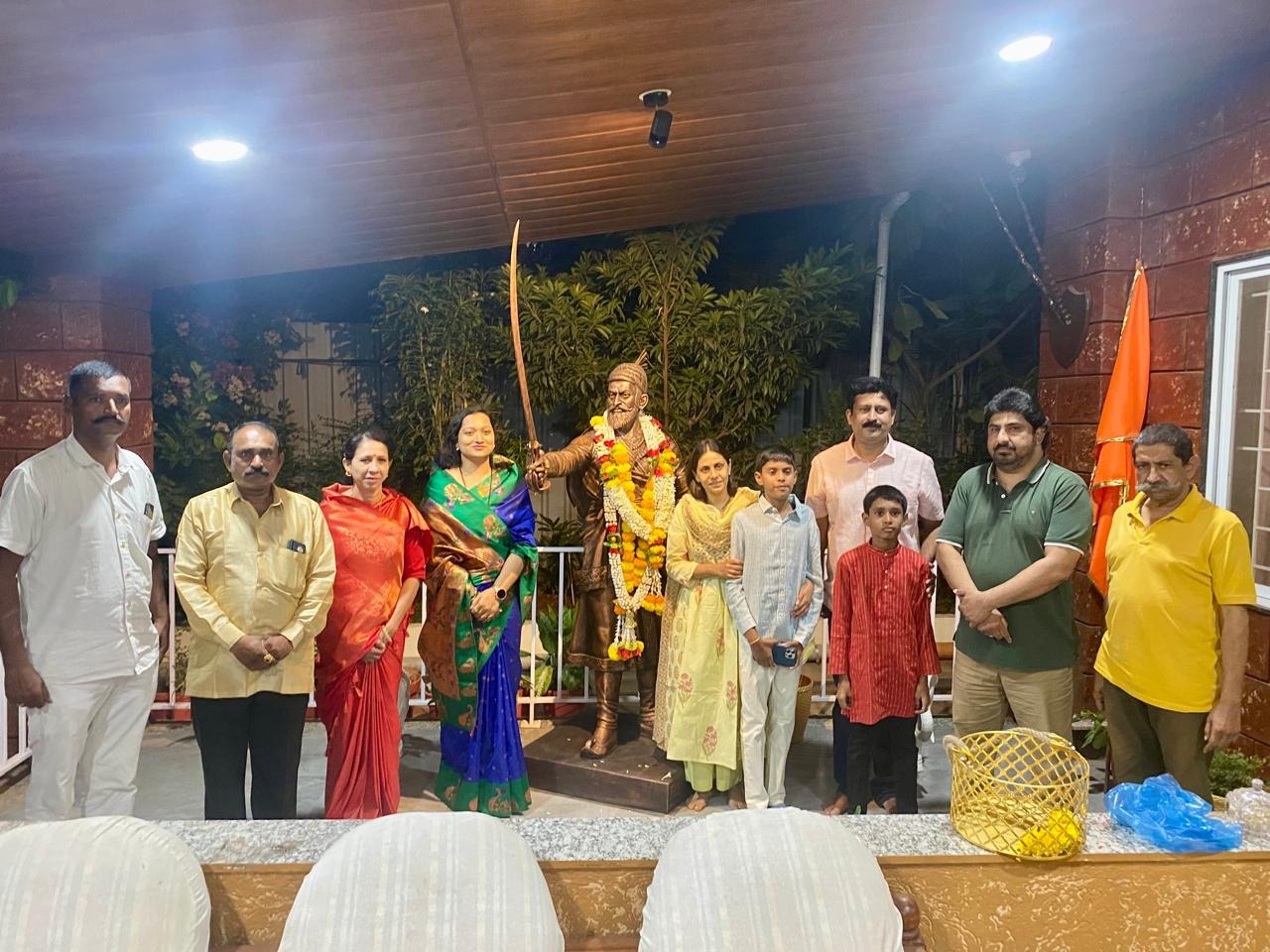Shiv Jayanti celebrated in Tarabai Park