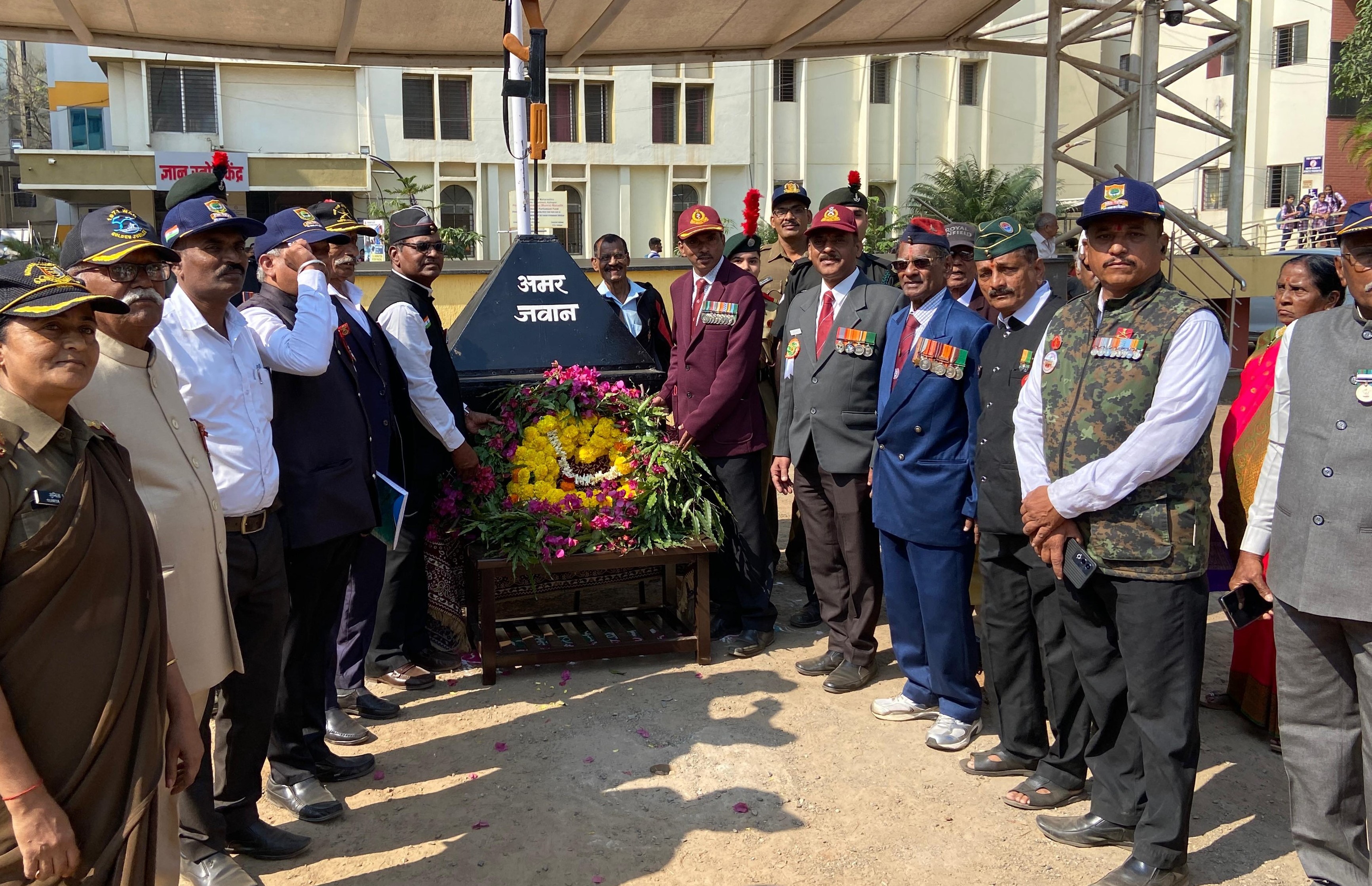 Vivekananda honors war veterans of India Pakistan 1971 war