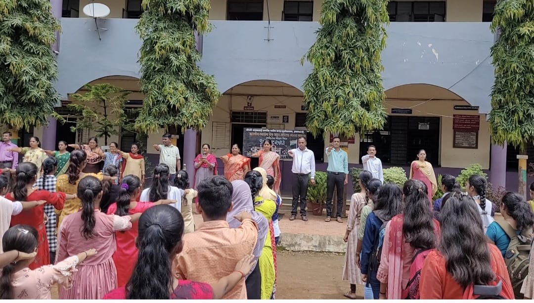 Panchapran oath program in Kanya college in excitement