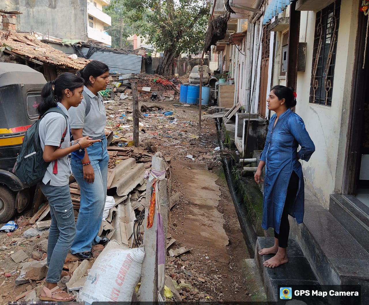 DY Patil Engineering Students Learned the problems of rural areas