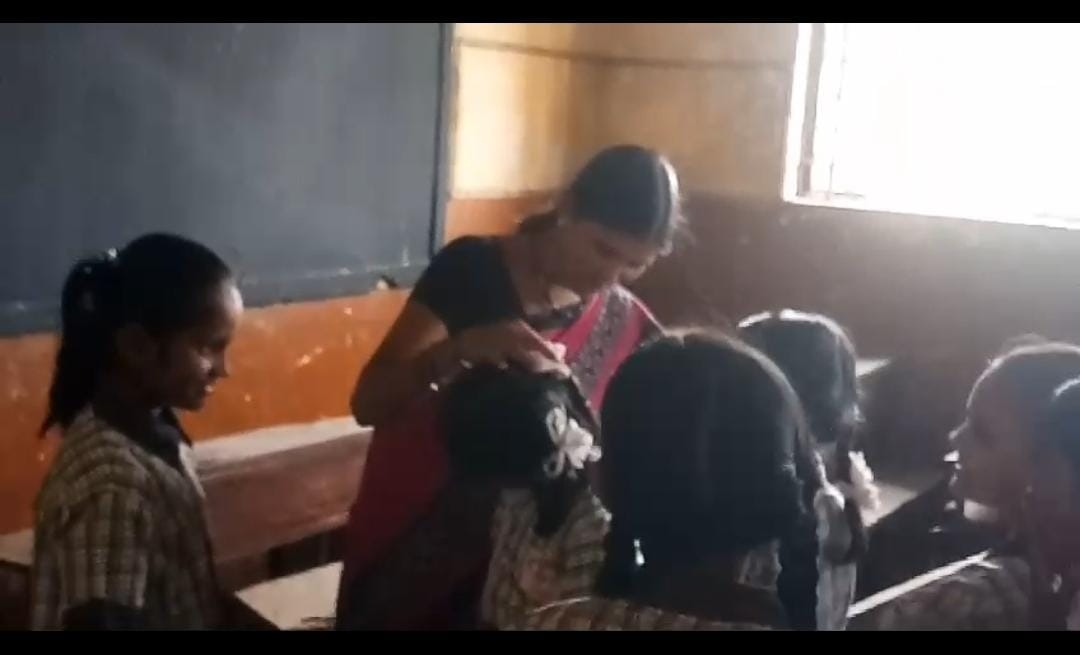 Health Checkup on Leprosy in Korgaonkar High School