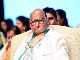 Sharad Pawar who is on a visit to Kolhapur