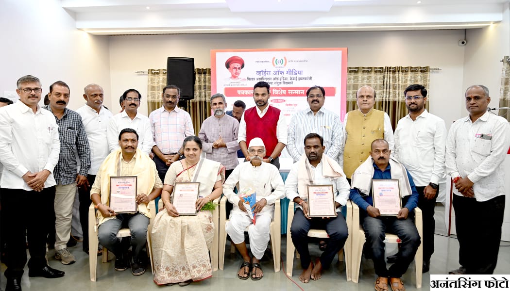 Distribution of awards by Voice of Media Association