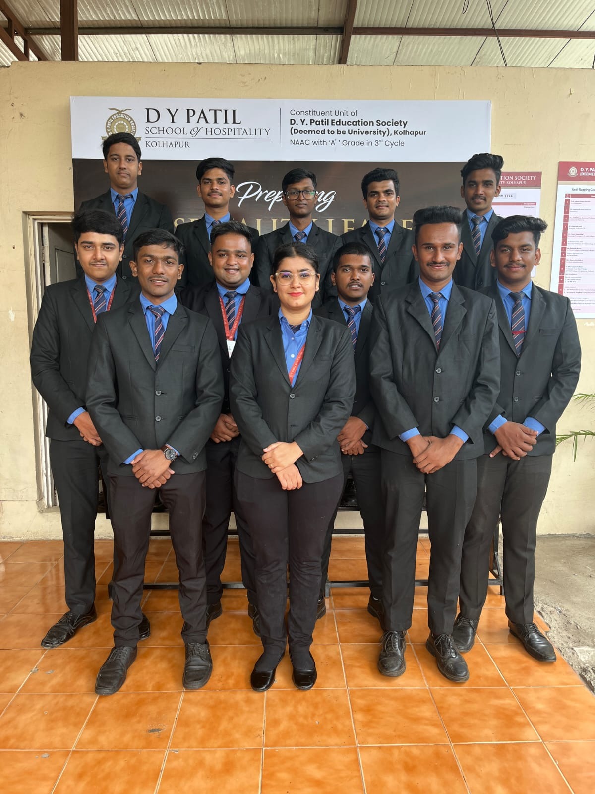 D Y Selection of Patil School of Hospitality students in reputed hotels
