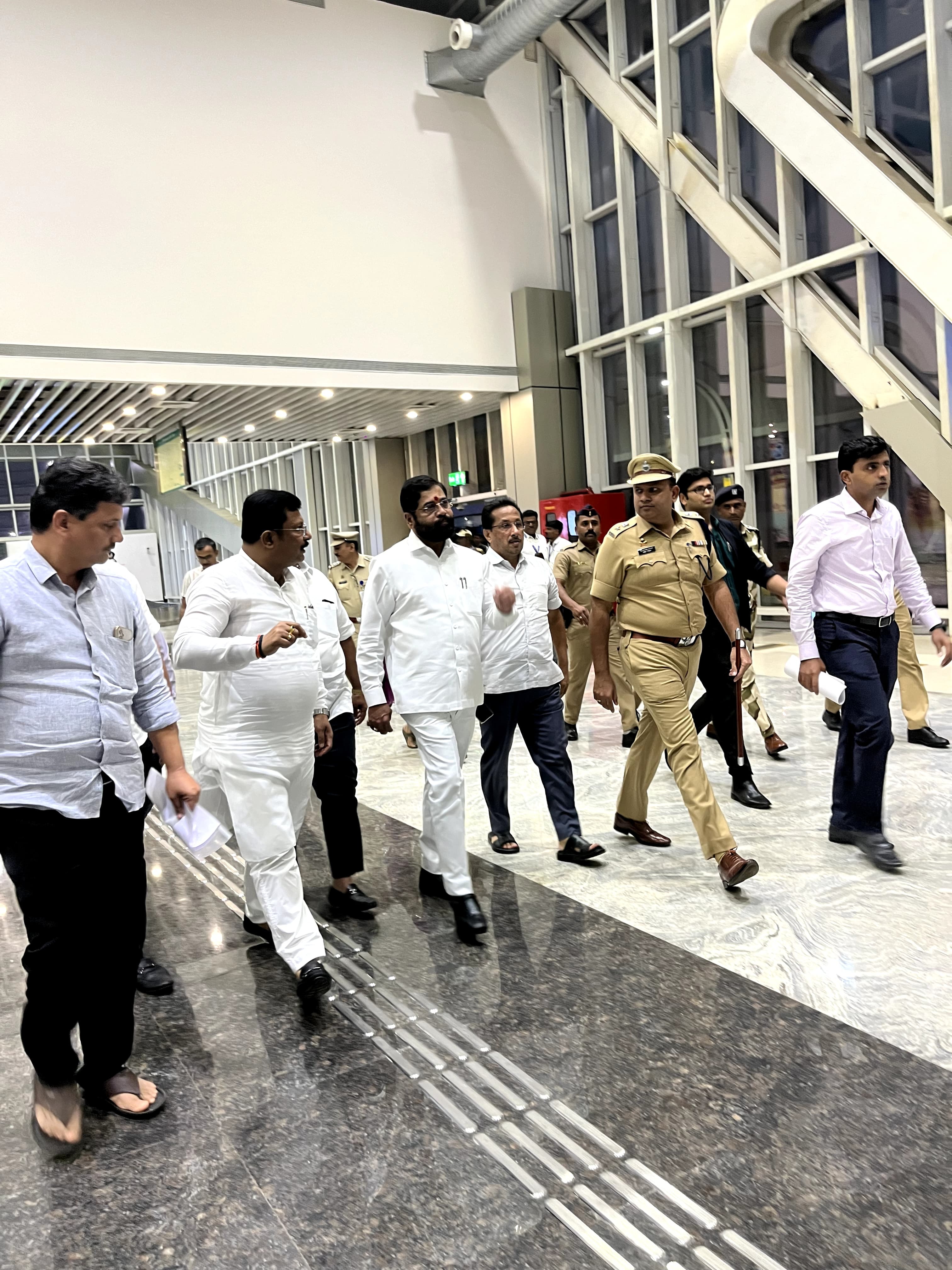 Chief Minister Eknath Shinde arrived in Kolhapur