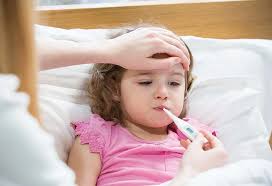 Why do children have pain in their legs when they have a fever