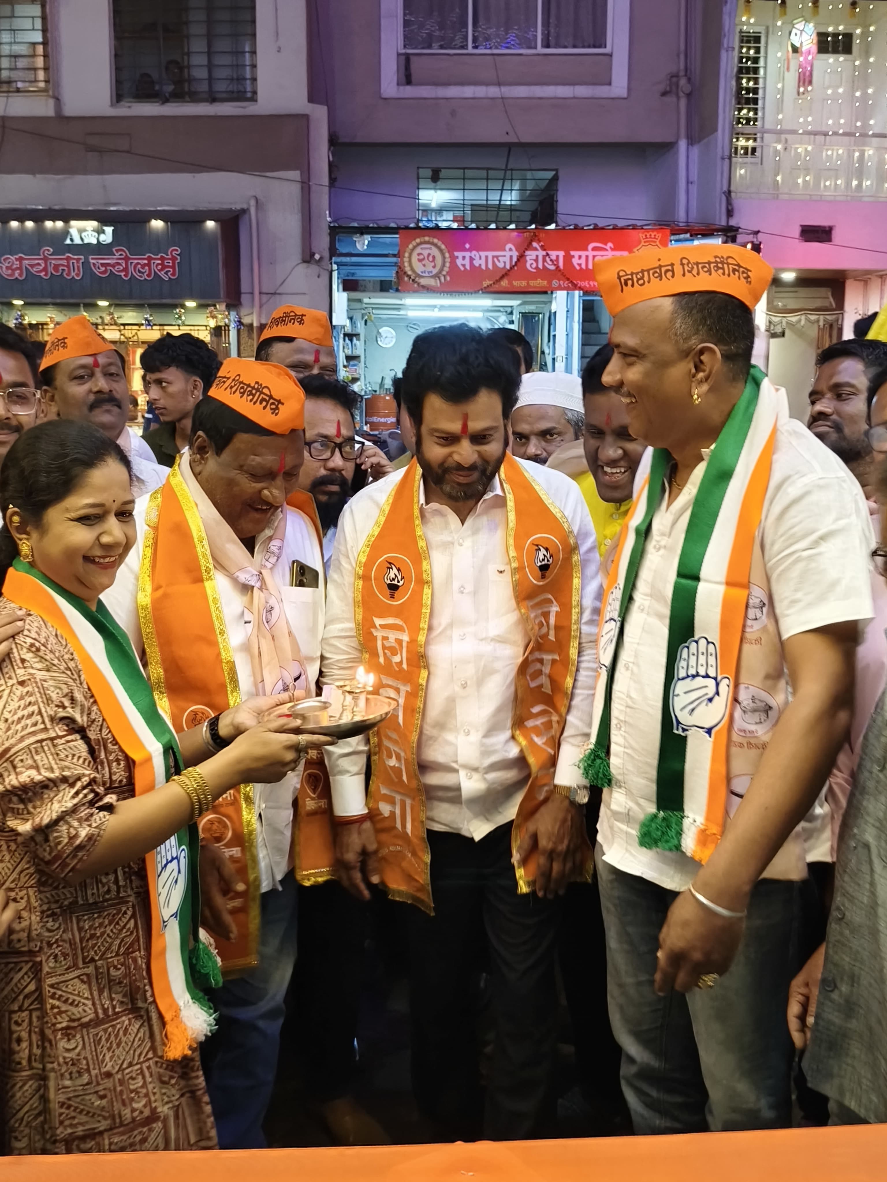 Ravi Kiran Ingwale inaugurated the branch of Mahavikas Aghadi at Budhwar Peth