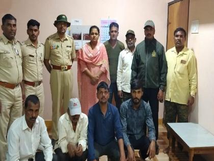 Five arrested for hunting sambar