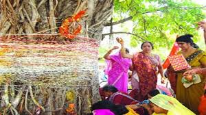 Importance of women worshiping banyan tree and winding yarn on Vatpurnima