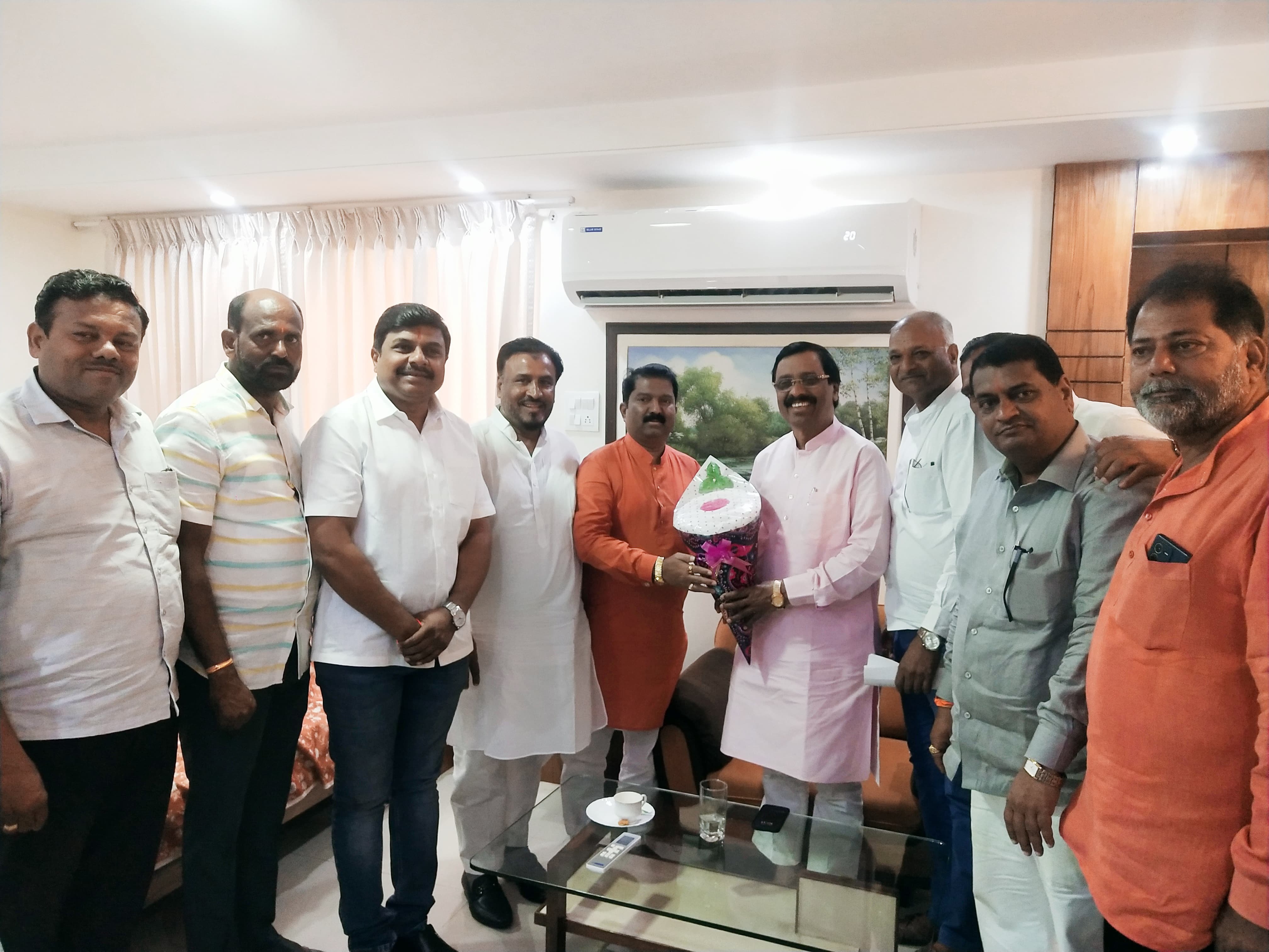 Visit of Vinayak Raut Saheb in Kolhapur