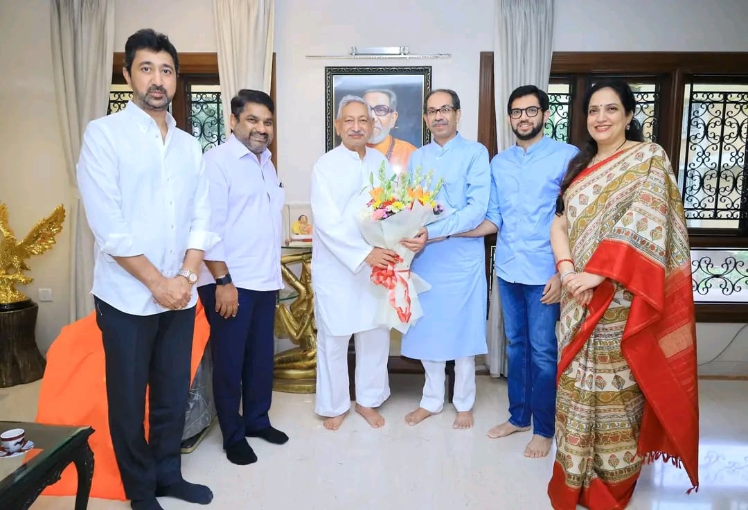 MP Shahu Maharaj met Uddhav Thackeray