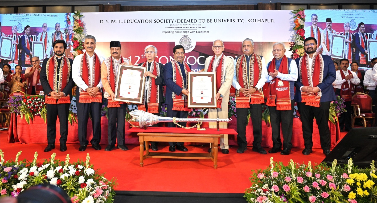 D Y Patil University  12th convocation concluded with enthusiasm