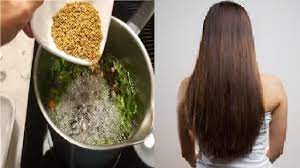Get black hair with the help of tea leaves