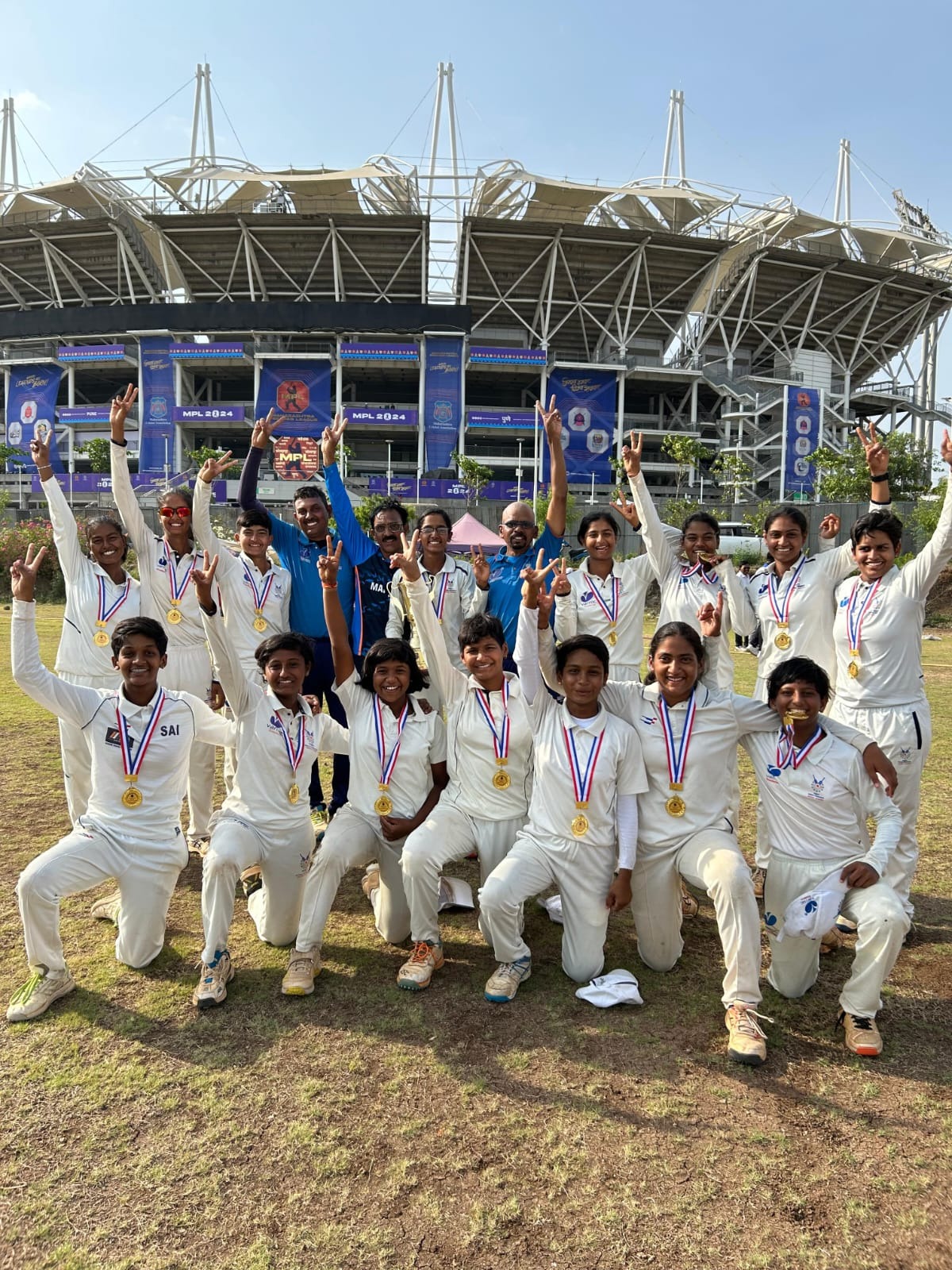 Verok Vengsarkar team wins under 19 women