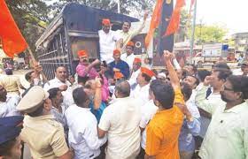 Aggressive Marathas in Kolhapur