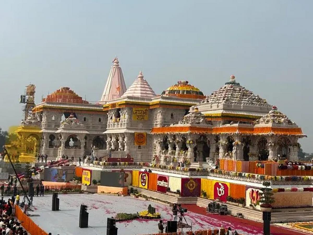 Ayodhyas Ram Temple Leaks in First Rain