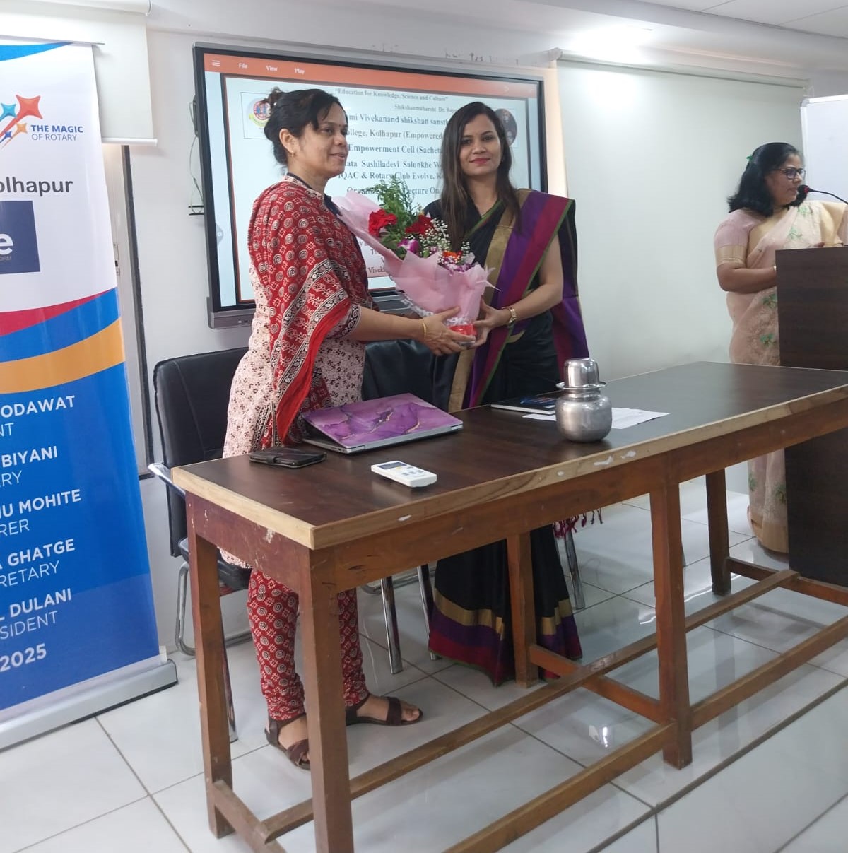 Vivekananda delivered a lecture on Financial Planning for Wome