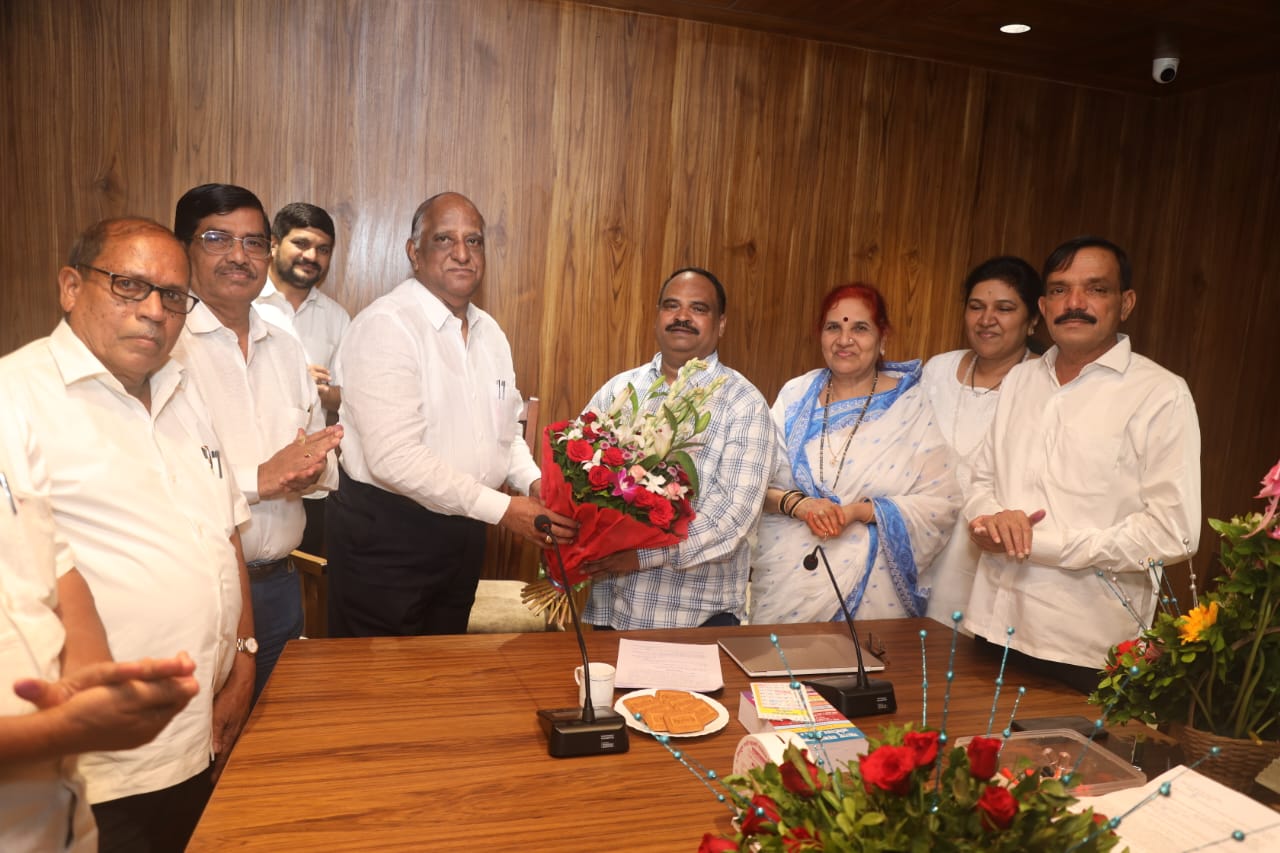 Founder Subhash Rao Chavan was elected as the President of Chiplun Urban Cooperative Credit Union and Ashok Sable was elected as the Vice President unopposed