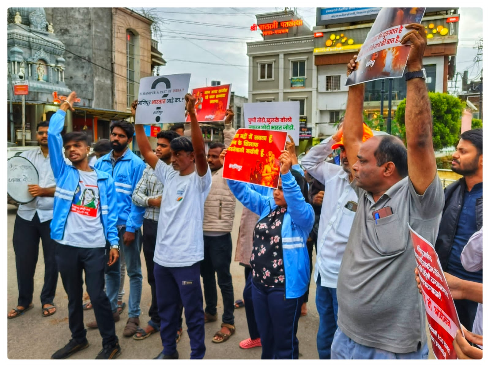 Violent protests by the Constituent Assembly against the Manipur Constitution